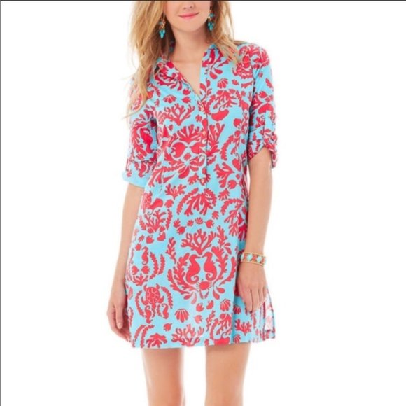 Lilly Pulitzer Dresses & Skirts - Lilly Pulitzer Sanibel Tunic Dress Size Small